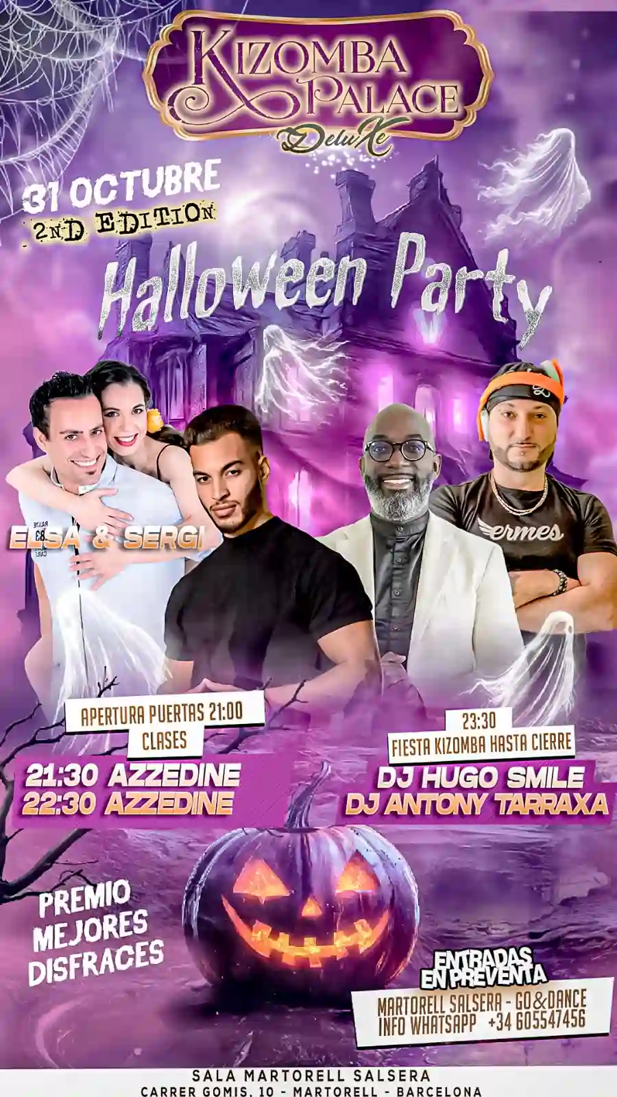 Kizomba Palace Halloween Vertical